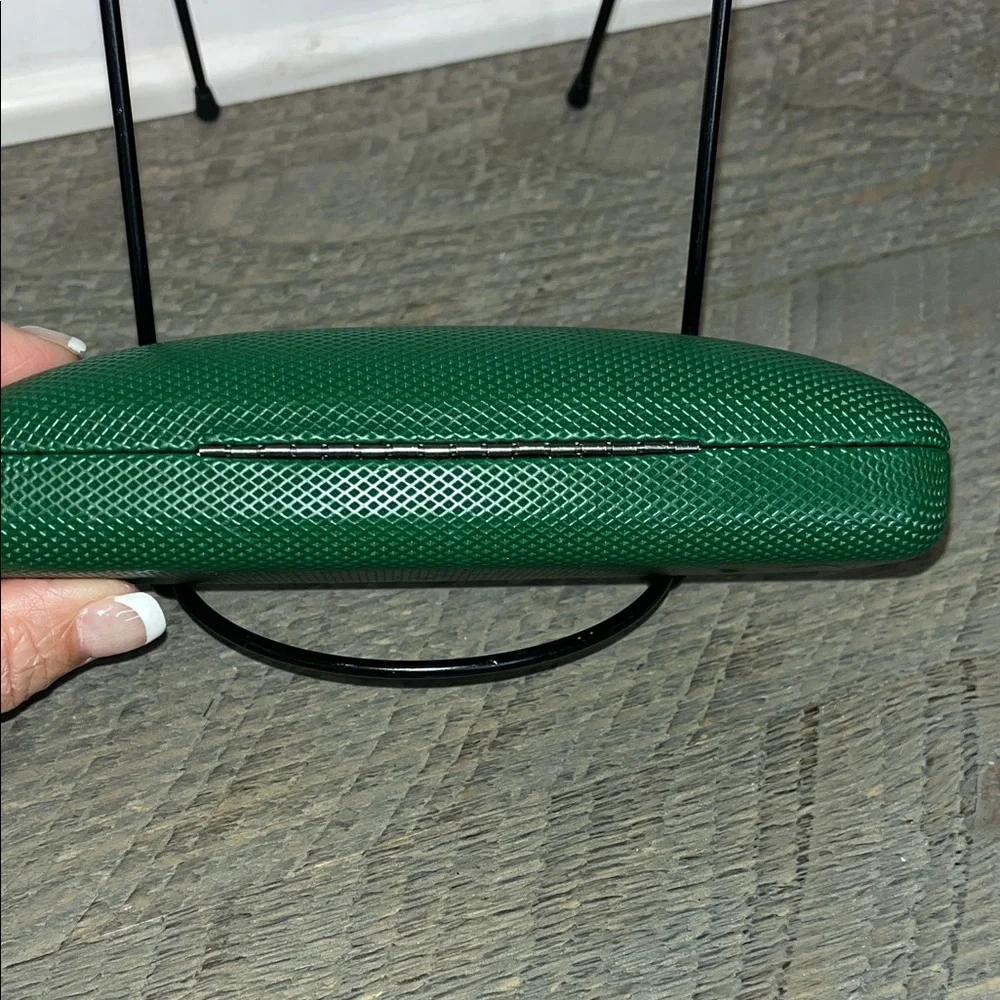 Lacoste Green Hardshell Eyeglass Case